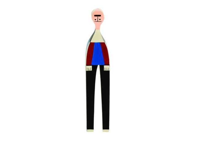 Vitra Girard Wooden Doll No. 22 Tall Monobrow
