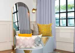 Heal's Fine Edge Floor Arch Mirror Gold - thumbnail 2