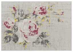 GAN Canevas Natural Flower Rug 170x240cm