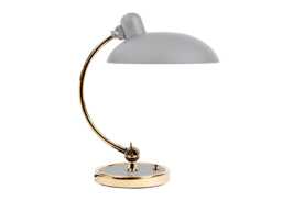 Fritz Hansen Kaiser Idell Luxus Table Lamp Easy Grey & Brass