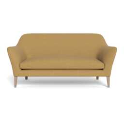 Heal's Wallis 3 Seater Sofa Boucle Tweed Citrine Natural Feet - thumbnail 1
