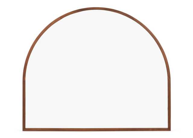 Heal's Anais Mirror Over Mantle Walnut 100 x 120cm