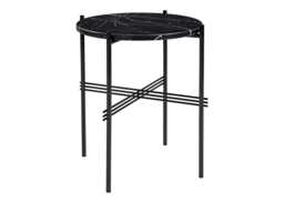 Gubi TS Side Table Black Marquina Dia. 40cm