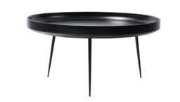 Mater Bowl Table Extra Large Black Stained Mango wood