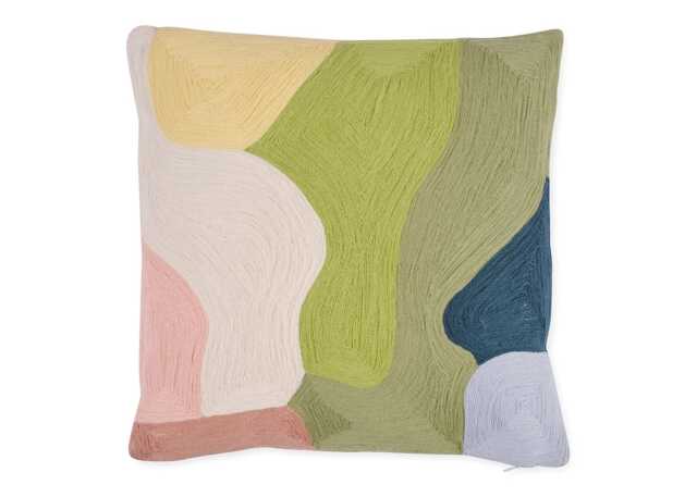 Heal's + Clare Dudeney Cushion Green