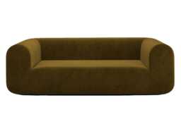 Tom Dixon Plump 2.5 Seater Sofa Config 1 Royal 162 Black Legs