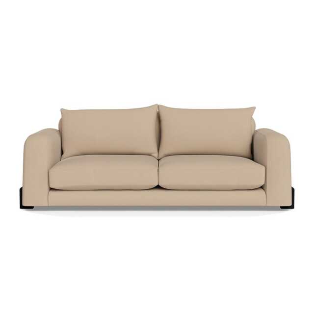 Heal's Nuvola 4 Seater Sofa Capelo Linen-Cotton Bamboo Black Beech Feet - image 1