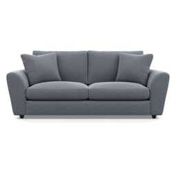 Heal's Snooze 4 Seater Sofa Boucle  Steel Black Feet