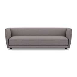 Heal's Valley 4 Seater Sofa Loop Boucle Granite Walnut Stain Feet - thumbnail 1