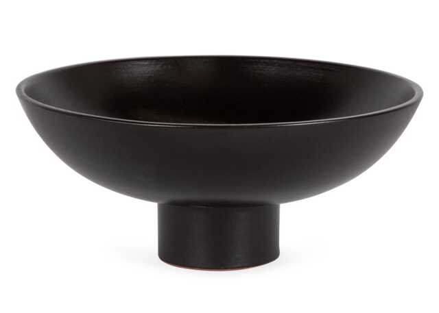Maria Portugal Terracotta Terracotta Fruit Bowl Black Small