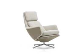 Vitra Grand Relax Lounge Chair Nubia 05 Creme Sand