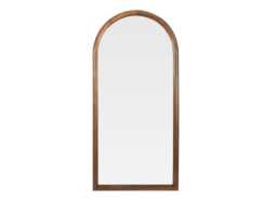 Heal's Genoa Arch Floor Mirror Walnut Finish 90 x 190cm