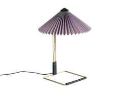 Hay Matin LED Table Lamp Lavender & Brass Small