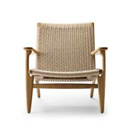 Carl Hansen & Son CH25 armchair Oak Oil / Natural cord