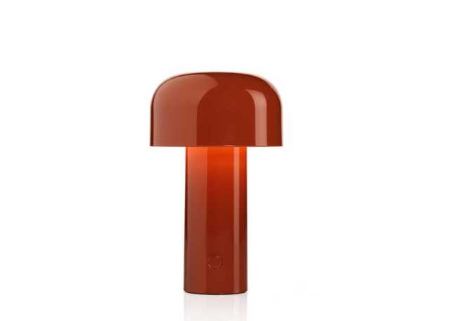 Flos Bellhop LED Portable Table Lamp Brick Red