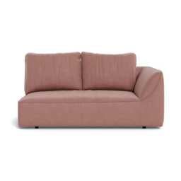 Heal's Morven Right Hand Facing 2 Seater Unit Smart Luxe Velvet Dusky Pink