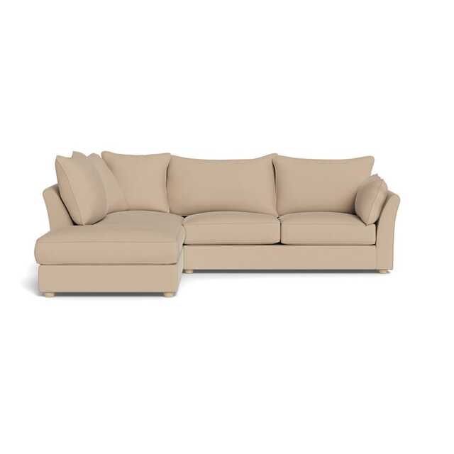 Heal's Tailor Left Hand Facing Corner Sofa Capelo Linen-Cotton Bamboo Natural Feet - image 1