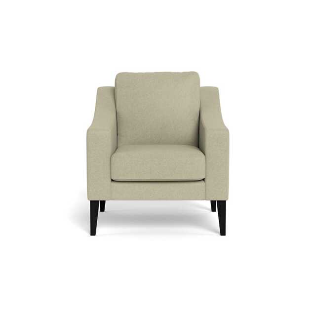 Heal's Richmond Armchair Cotton Grain Black Feet
