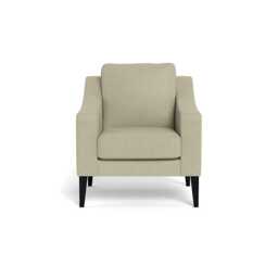 Heal's Richmond Armchair Cotton Grain Black Feet
