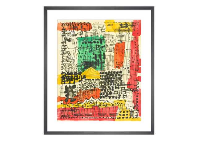 KING & MCGAW Cover Design 1962 Frames Print 62 x 53cm
