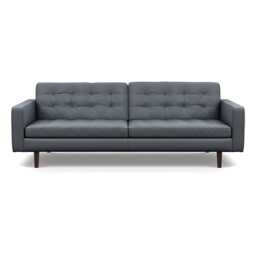 Heal's Hepburn 4 Seater Siena Cotton Shale Grey Wenge - thumbnail 1
