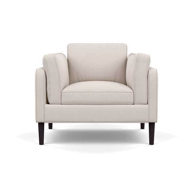 Heal's Sonno Armchair Siena Cotton Natural Black Feet - image 1
