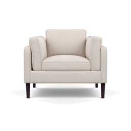 Heal's Sonno Armchair Siena Cotton Natural Black Feet