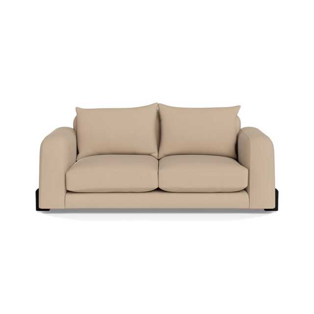 Heal's Nuvola 3 Seater Sofa Capelo Linen-Cotton Bamboo Black Beech Feet - image 1