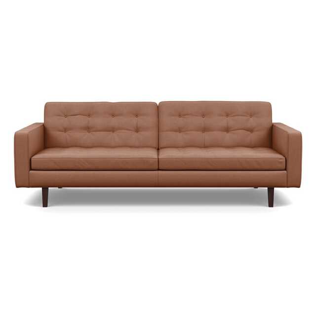 Heal's Hepburn 4 Seater Siena Cotton Clay Black