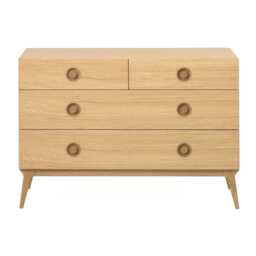 Case Valentine Chest of Drawers Oak - thumbnail 1