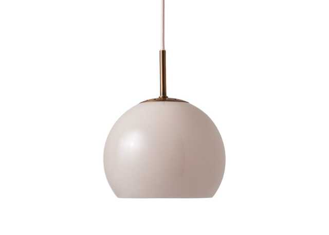 Ball Pendant Light Sand Grey Ø18cm