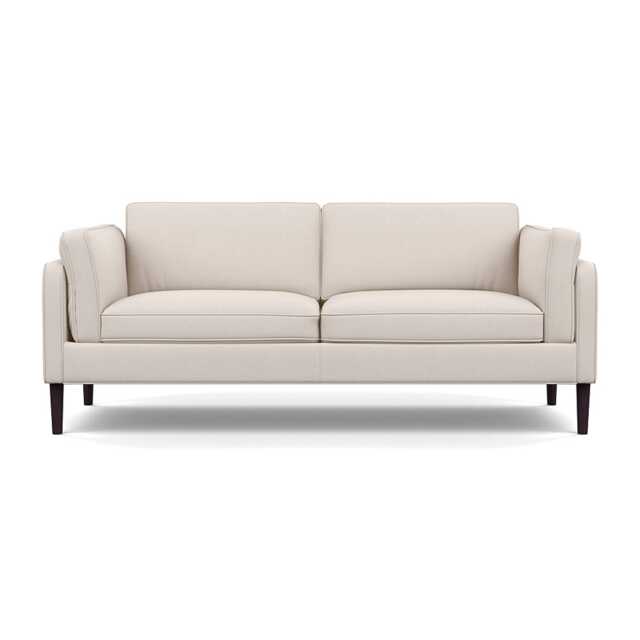 Heal's Sonno 3 Seater Siena Cotton Natural Wenge Black Feet