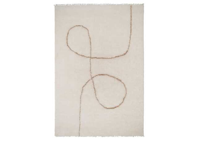 Linie Design Astral Spiral Rug Camel 200 x 300cm