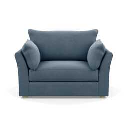 Heal's Tailor Loveseat Capelo Linen-Cotton Mineral Natural Beech Feet