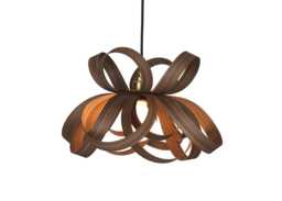 Tom Raffield Skipper Pendant Light Walnut Extra Small