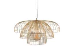 Heal's Makiko Pendant Light Satin Brass Large