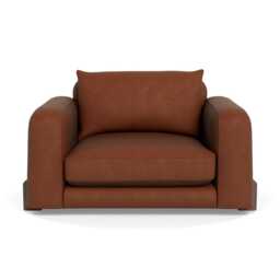 Heal's Nuvola Loveseat Smart Luxe Velvet Tawny Walnut Stained Feet - thumbnail 2