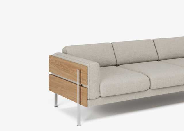 Case Forum 3 Seater Sofa Boucle Chalk