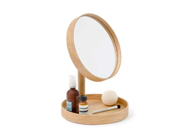 Wireworks Look Magnify Mirror Oak
