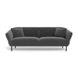 Heal's Alto 4 Seater Sofa Melton Wool Granite Black Feet - thumbnail 1