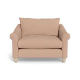 Heal's Devon Loveseat Capelo Linen-Cotton Rosedale Natural Feet - thumbnail 1