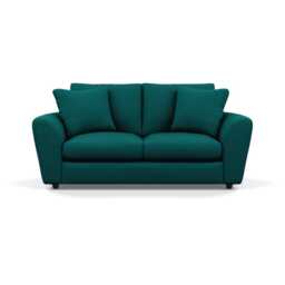 Heal's Snooze 3 Seater Sofa Brushed Cotton Pine Black Feet