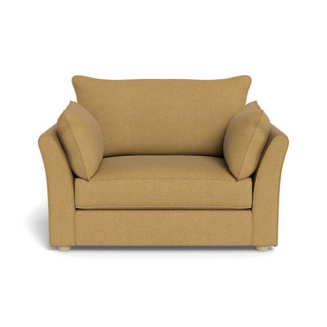 Heal's Tailor Loveseat Boucle Tweed Citrine Natural Beech Feet