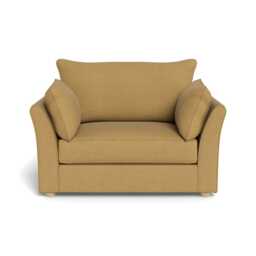 Heal's Tailor Loveseat Boucle Tweed Citrine Natural Beech Feet