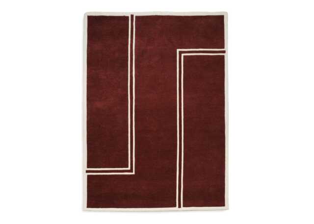 Heal's + Linie Design Verismo Rug Burgundy 170 x 240cm