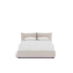 Heal's Pillow Bed Double Tundra Texture Stone
