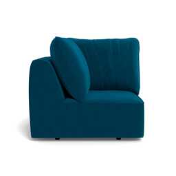 Heal's Morven Corner Unit Velvet Teal