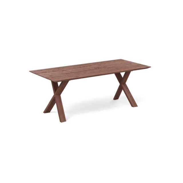 Heal's Oslo Table 160x100cm Walnut Chamfered Edge Filled