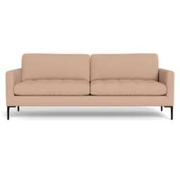 Heal's Eton 4 Seater Sofa Capelo Linen-Cotton Rosedale Black Feet
