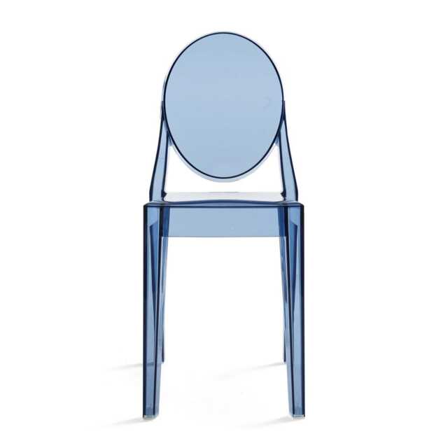 Kartell Victoria Ghost Chair Powder Blue Set of 2 - image 1